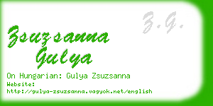 zsuzsanna gulya business card